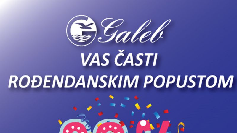 Galebov rođendanski popust