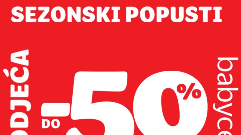 Novi val sezonskih popusta u Baby Centru