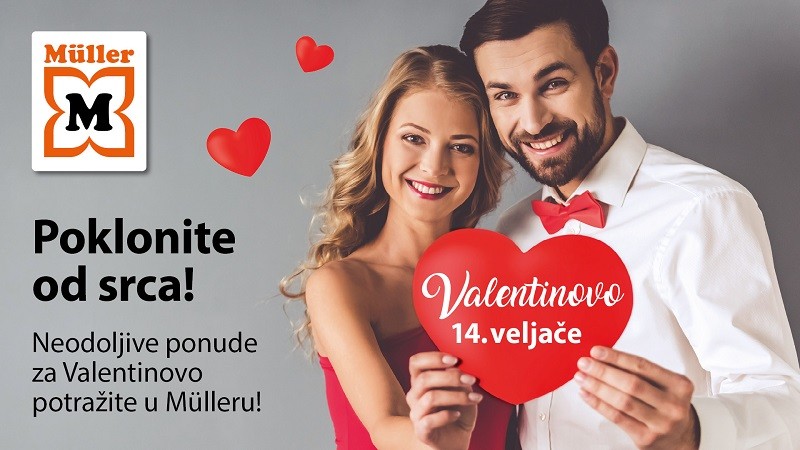 Valentinovo u trgovini Müller