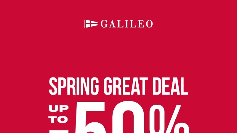 Proljetni popust u Galileo trgovini
