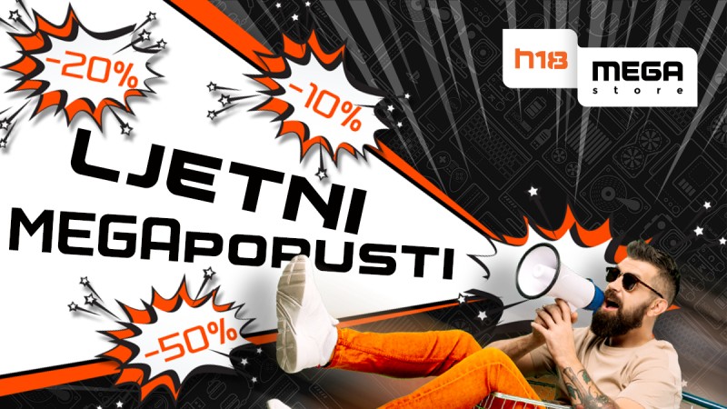 Ljetni MEGApopusti u trgovini H18 Megastore