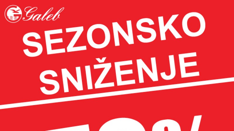 Vrhunac sezonskog sniženja u Galebu