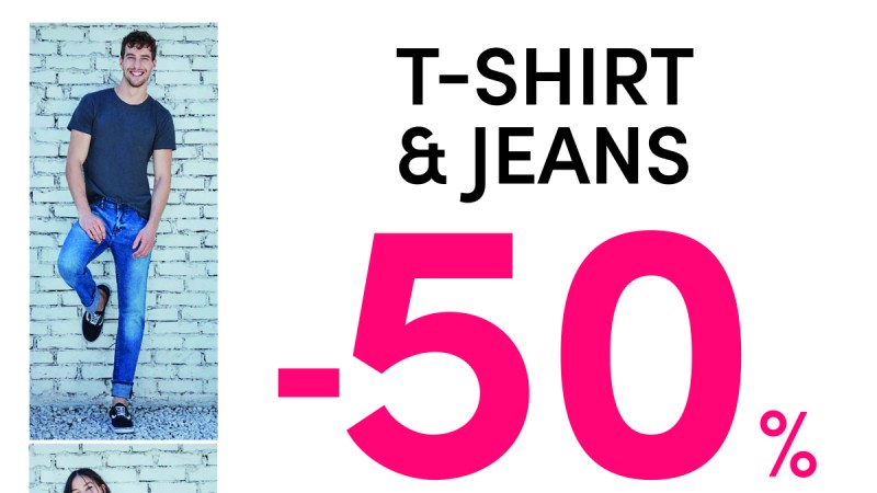 T-shirt & jeans akcija u Terranovi