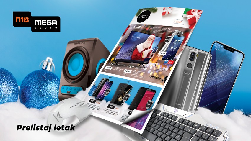Božićni popusti u trgovini H18 Megastore