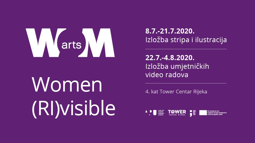 Međunarodna izložba ilustracije i stripa “Women (RI)visible”  u Tower Centru Rijeka