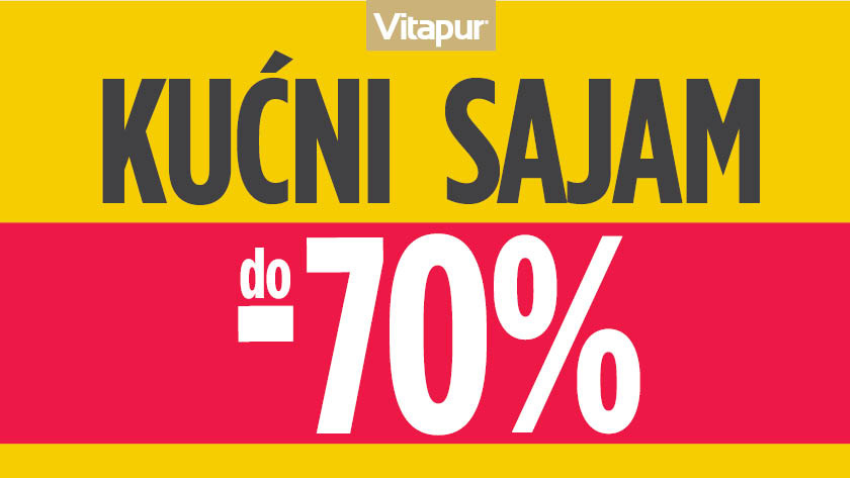 POPUSTI DO 70% U TRGOVINI VITAPUR