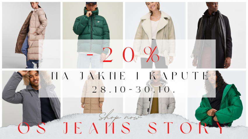 VIKEND AKCIJA U OS JEANS STORYU
