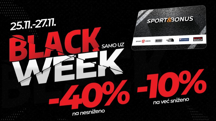 BLACK WEEKEND U SPORT VISIONU