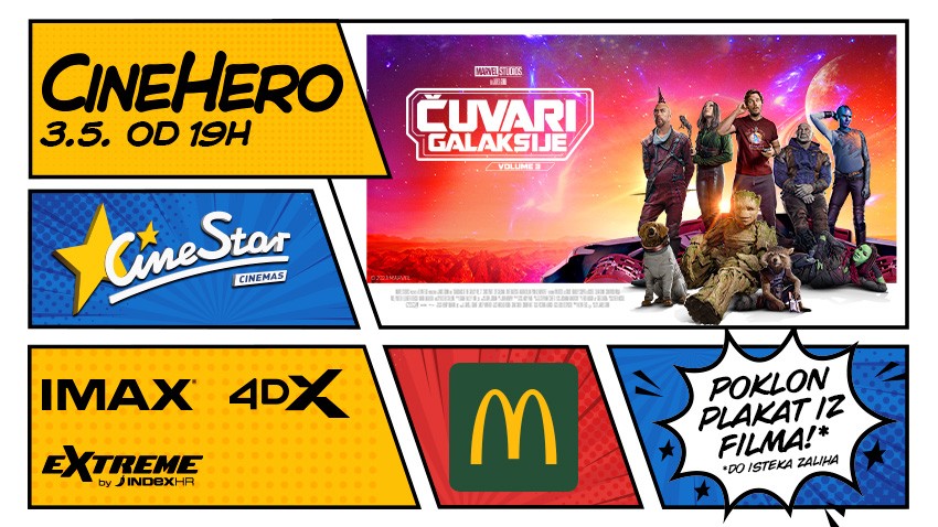 CINEHERO POWERED BY MCDONALD'S U CINESTARU