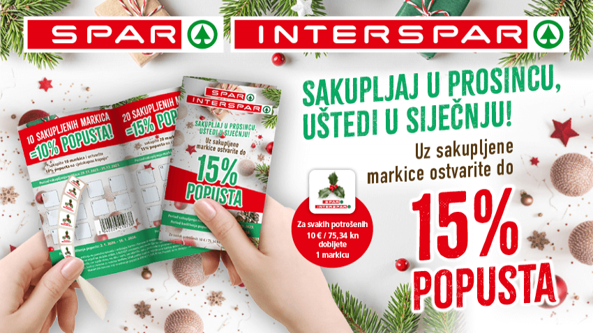 AKCIJA SAKUPLJANJA NALJEPNICA U INTERSPARU!