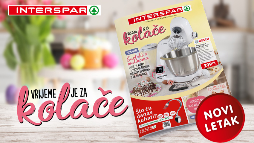 VRIJEME JE ZA KOLAČE UZ INTERSPAR