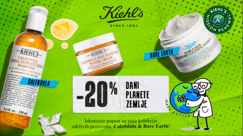 DAN PLANETA ZEMLJE U PRODAVAONICI KIEHL'S!