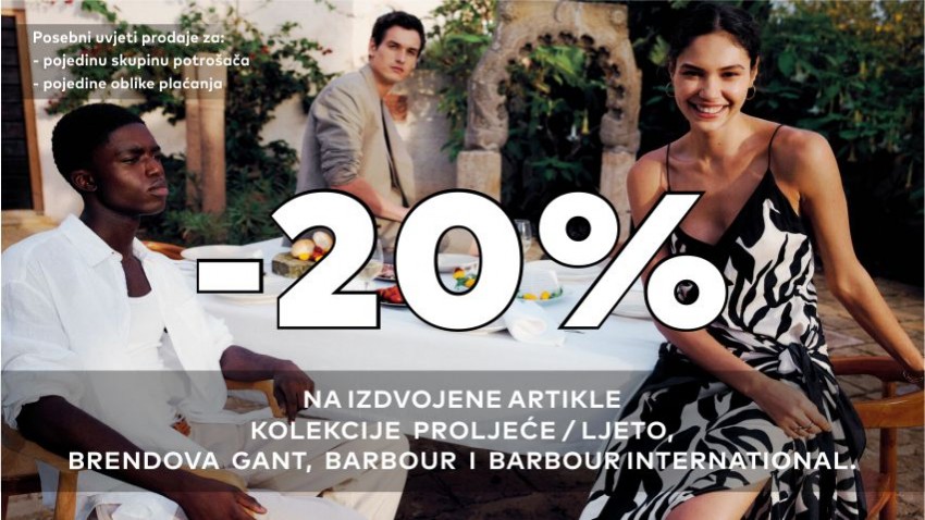 20% POPUSTA U TRGOVINI FIVE STAR FASHION!