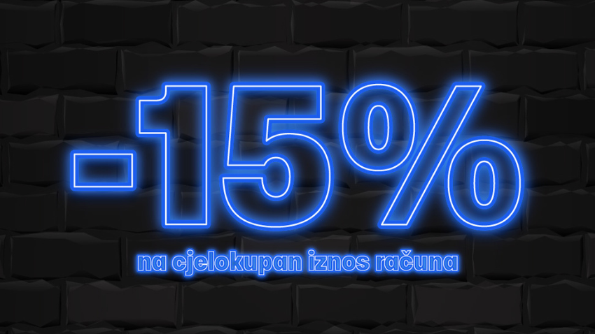 SAMO DANAS 15% POPUSTA U BUZZU