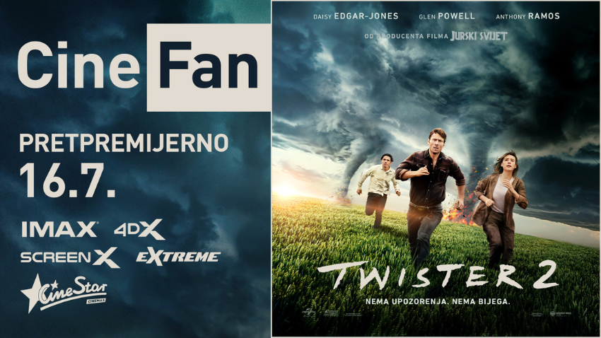 CINESTAR KAMPANJA CINEFAN: TWISTERS 2