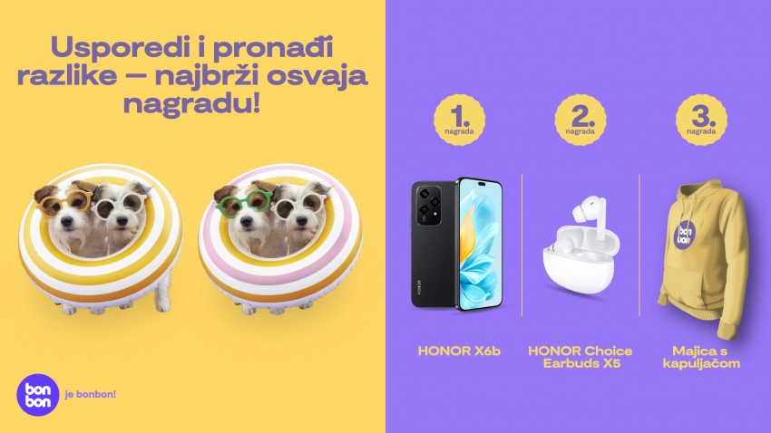 BONBON & ISKON NAGRADNI NATJEČAJ "PRONAĐI RAZLIKU"