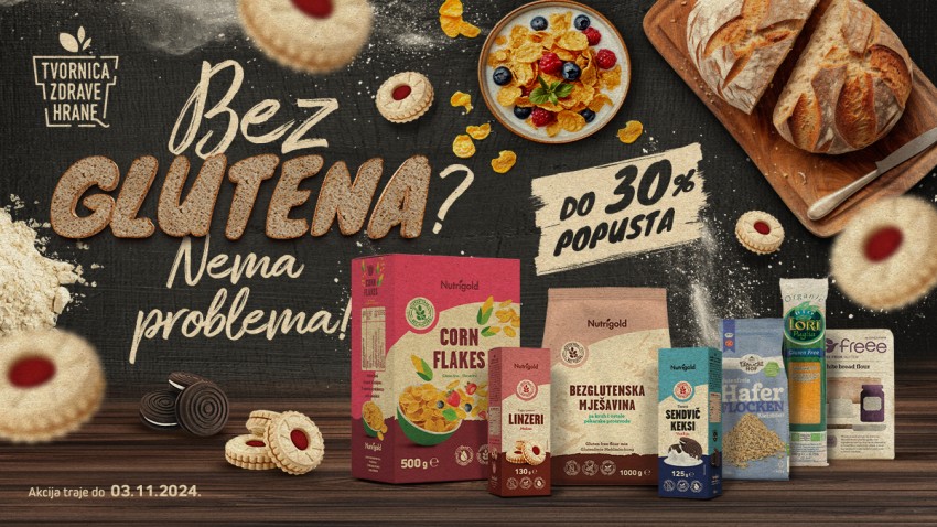 TJEDAN BEZ GLUTENA U TVORNICI ZDRAVE HRANE