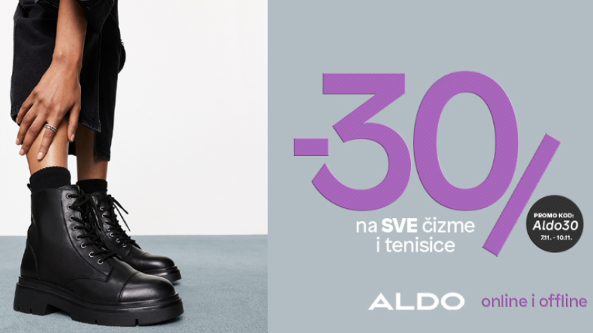 ALDO POPUST NA SVE TENISICE I ČIZME