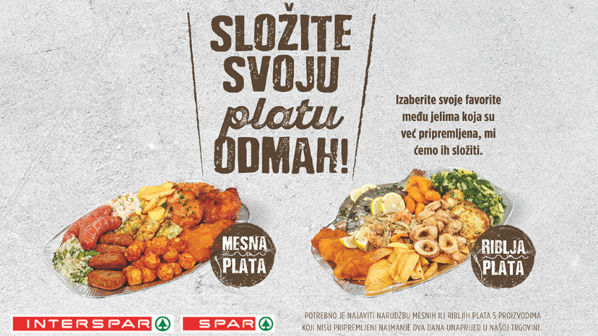 NOVOST U INTERSPARU: UKRAŠENE PLATE NAJFINIJIH DELICIJA