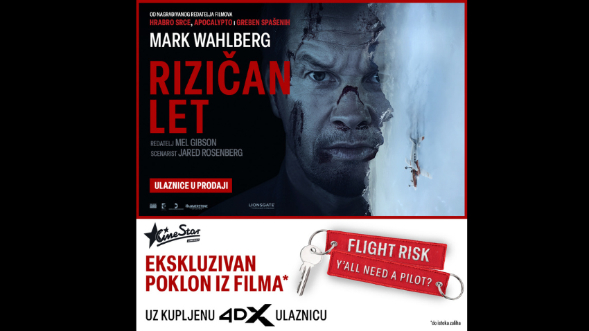 RIZIČAN LET 4DX - POKLON IZ FILMA