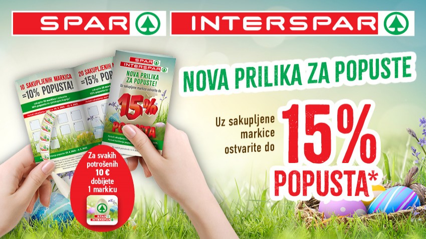 NOVA PRILIKA ZA POPUSTE U INTERSPARU