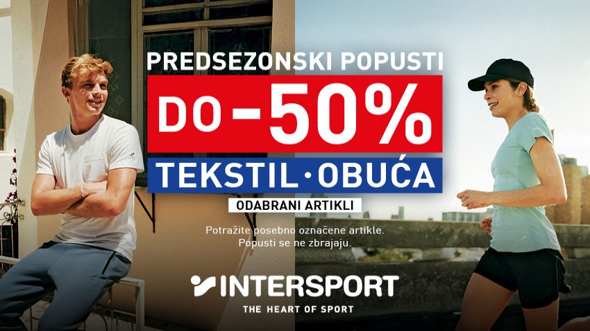 PREDSEZONSKI POPUSTI U INTERSPORTU