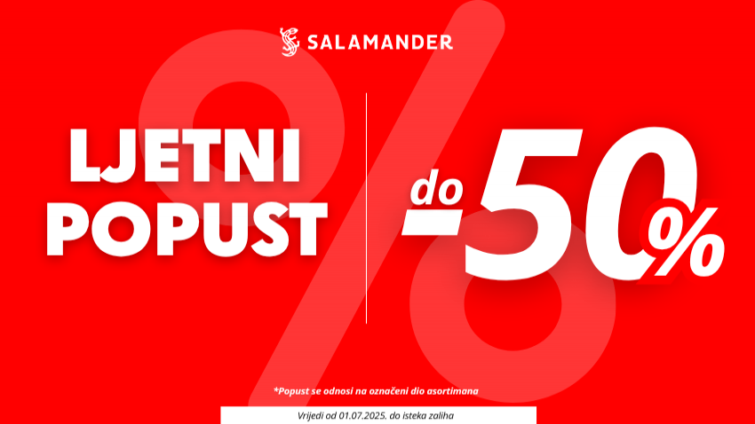 DO 50% POPUSTA U SALAMANDERU