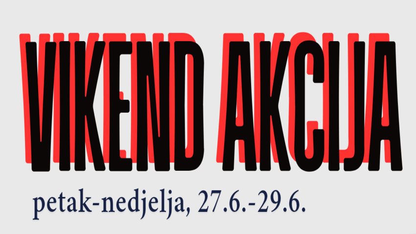 VIKEND AKCIJA U TRGOVINI OS SUPERBRANDS