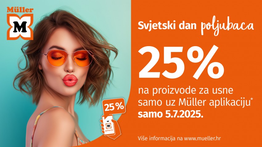 MULLER: 25% NA PROIZVODE ZA USNE