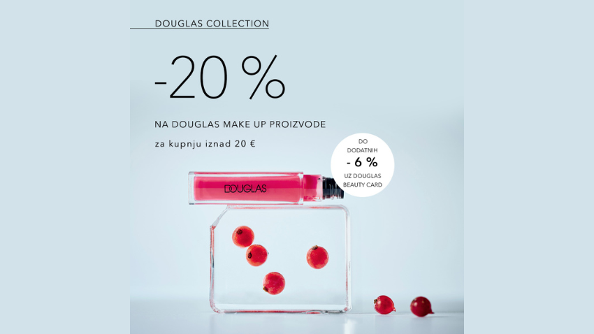 20% POPUSTA U DOUGLAS TRGOVINI