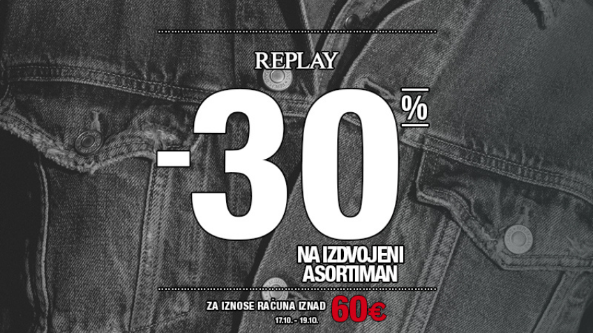 POPUSTI U REPLAY-U