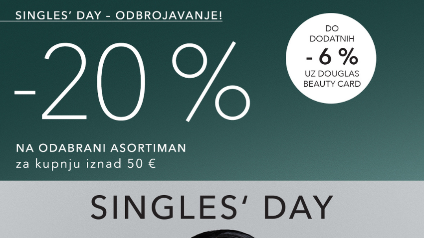 SINGLE'S DAY ODBROJAVANJE U DOUGLASU