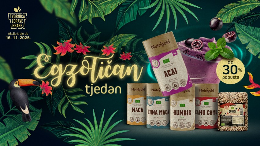 EGZOTIČNI TJEDAN U TVORNICI ZDRAVE HRANE