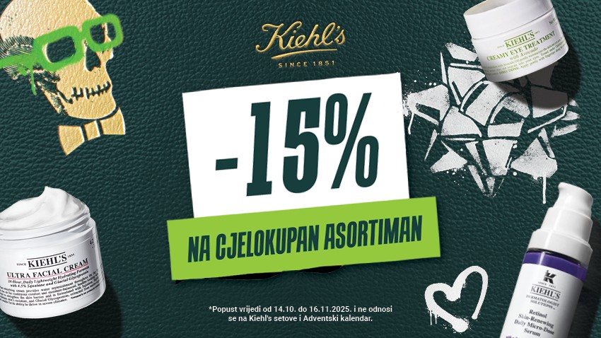 POPUSTI U TRGOVINI KIEHL'S
