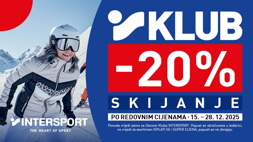 SKIJAJ PAMETNO, UZ 20% POPUSTA!