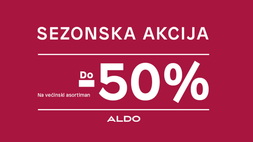SEZONSKA SNIŽENJA U ALDO TRGOVINI