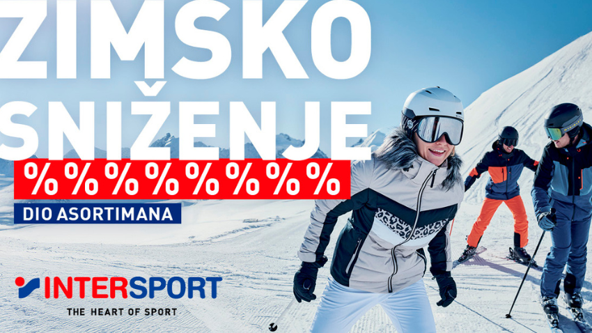 ZIMSKO SNIŽENJE U TRGOVINI INTERSPORT