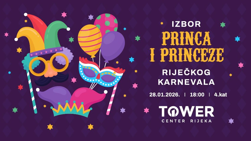 IZBOR PRINCA I PRINCEZE RIJEČKOG KARNEVALA 2026. - PRIJAVE