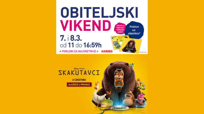 OBITELJSKI VIKEND U CINESTARU UZ FILM SKAKUTAVCI/HOOPERS