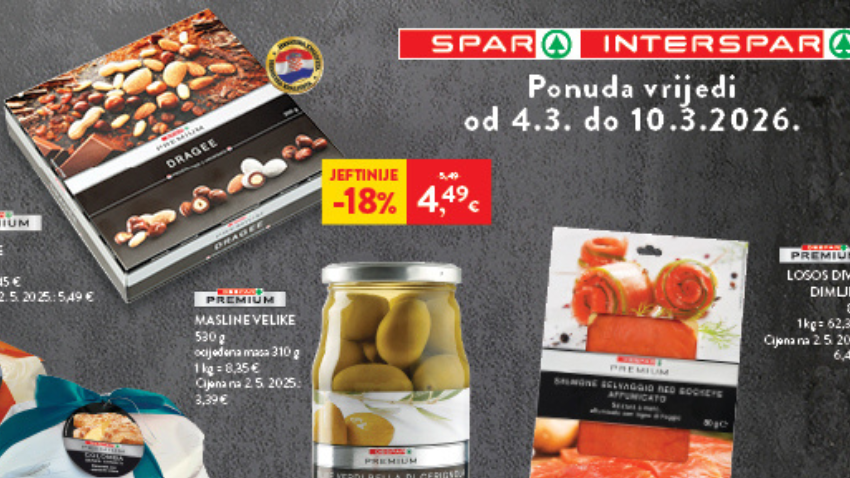 PREMIUM LINIJA PROIZVODA U TRGOVINI INTERSPAR