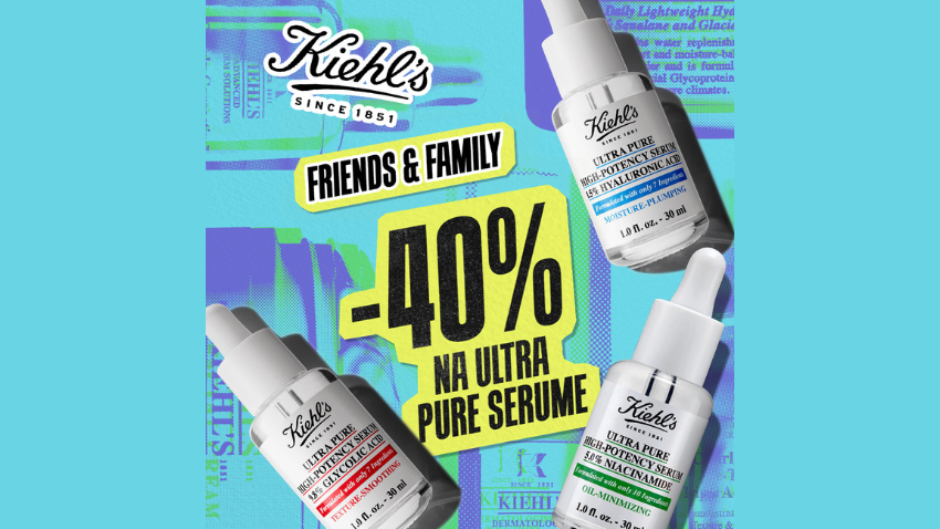 KIEHL'S FRIENDS & FAMILY POPUST
