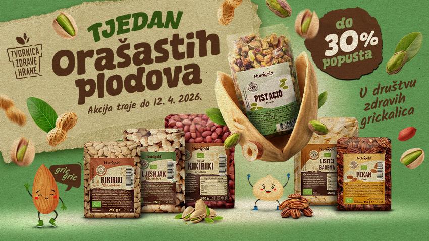 TJEDAN ORAŠASTIH PLODOVA U TVORNICI ZDRAVE HRANE