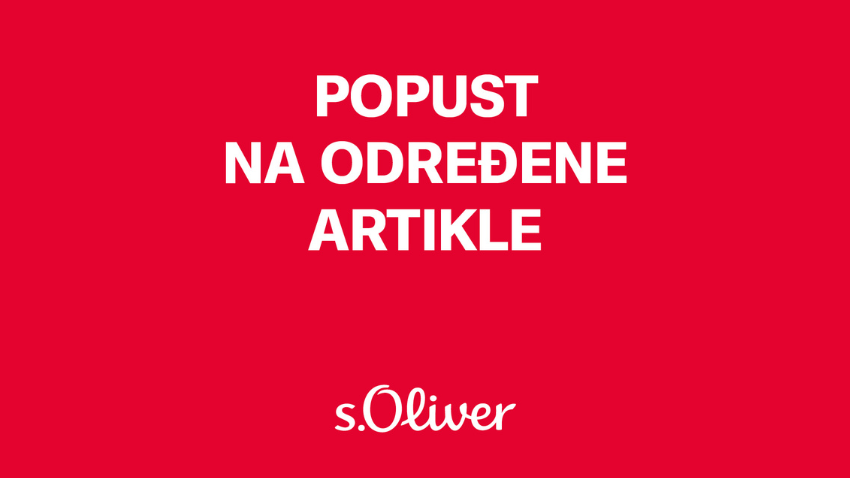 POPUSTI NA ODREĐENE ARTIKLE U S.OLIVERU