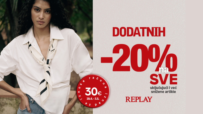 SNIŽENJA U REPLAY-U
