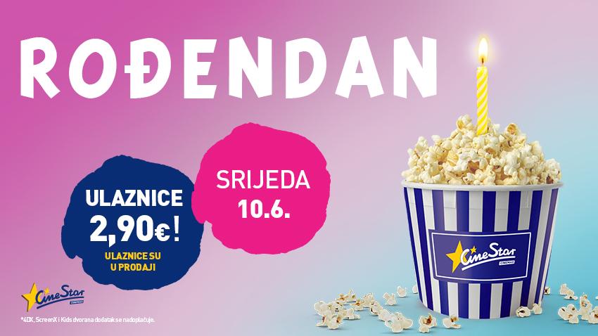 CINESTAR SLAVI ROĐENDAN!