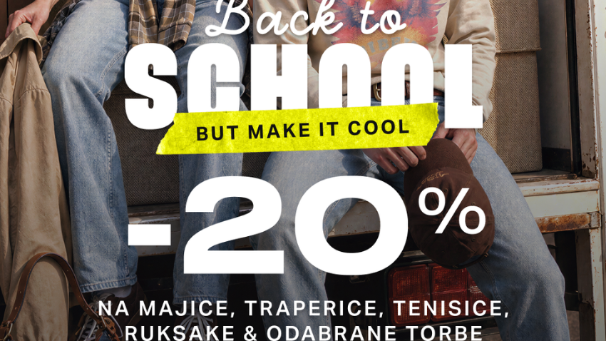 BACK TO SCHOOL AKCIJA U FASHION&FRIENDS
