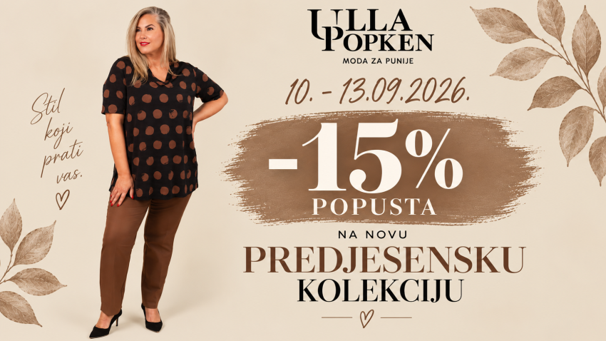 VIKEND AKCIJA U TRGOVINI ULLA POPKEN
