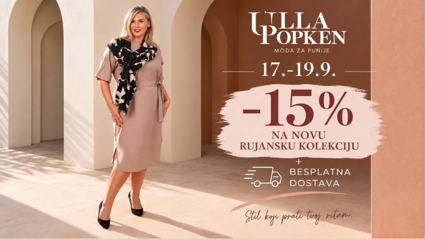 POGODNOSTI U ULLA POPKEN TRGOVINI