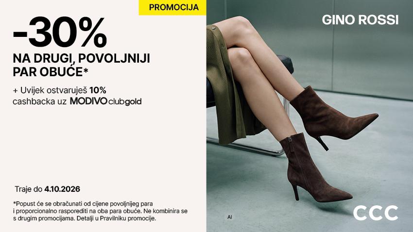 POPUST NA DRUGI PAR U CCC-U