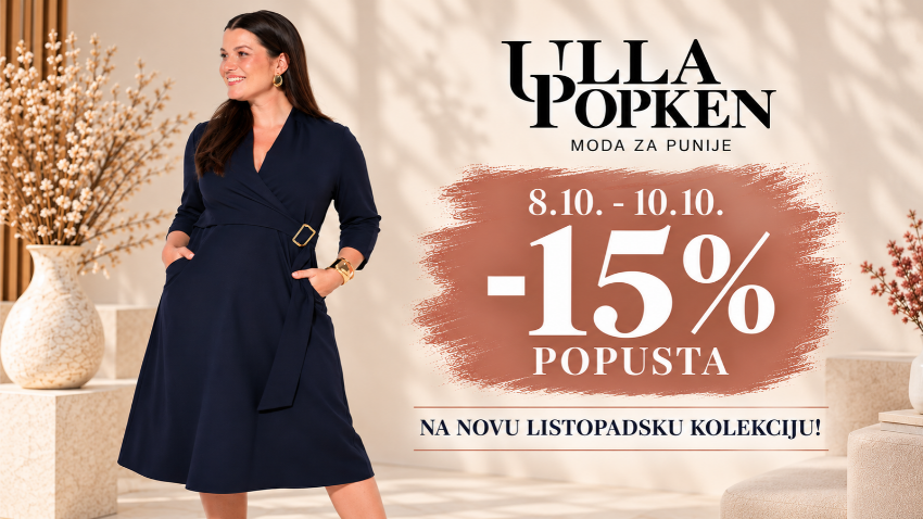 NOVA LISTOPADSKA KOLEKCIJA I POPUSTI U ULLA POPKEN TRGOVINI